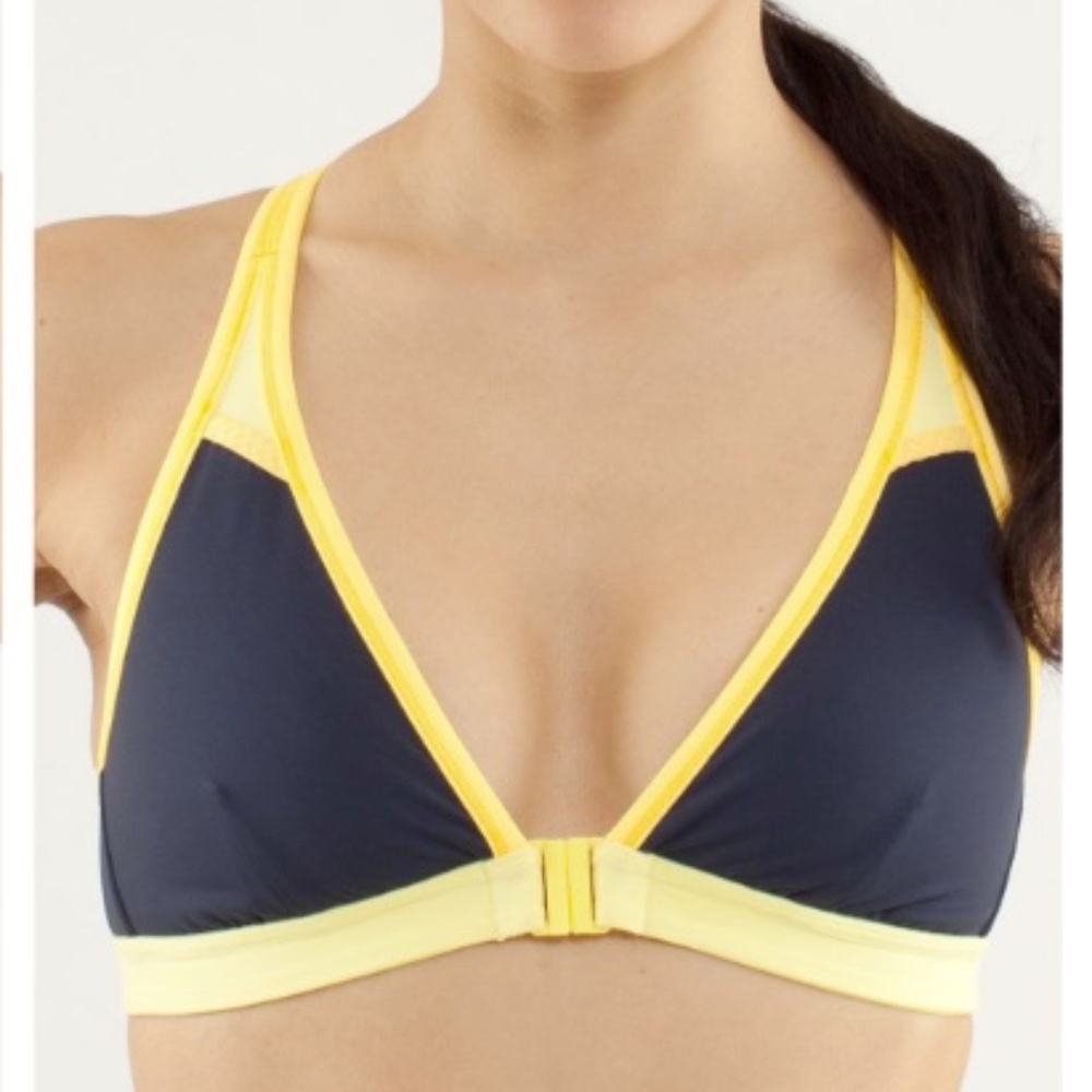 Lululemon Heat it Up - Navy & yellow gold